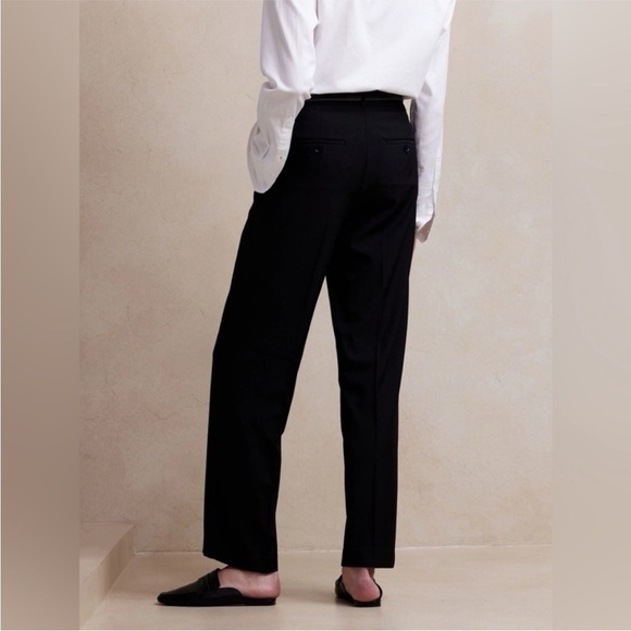 NWT! Banana Republic Black Sculpted Straight Pant - Multiple Sizes 💜 - Picture 4 of 8